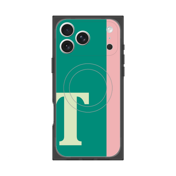 Premium Square Case with MagSafe［ Original - initial color line - T green ］