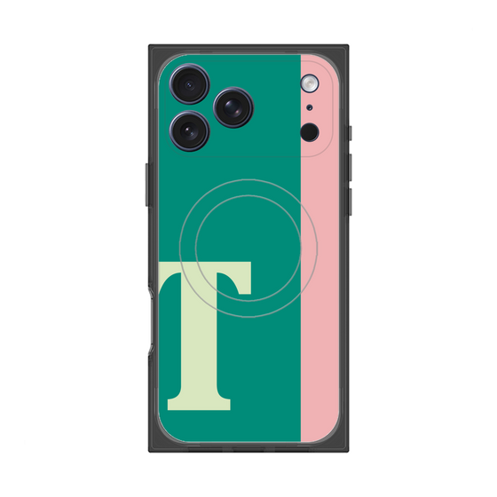 Premium Square Case with MagSafe［ Original - initial color line - T green ］