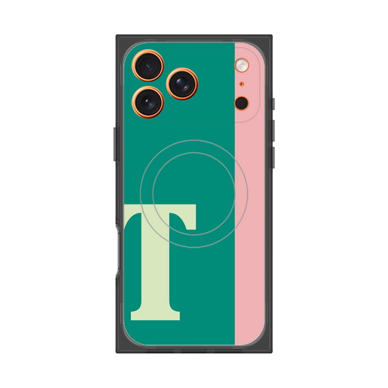 Premium Square Case with MagSafe［ Original - initial color line - T green ］