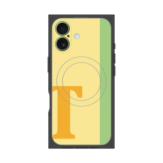 Premium Square Case with MagSafe［ Original - initial color line - T yellow ］