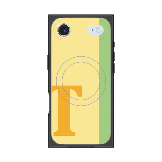 Premium Square Case with MagSafe［ Original - initial color line - T yellow ］