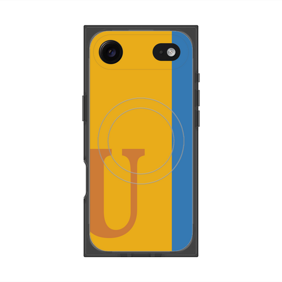 Premium Square Case with MagSafe［ Original - initial color line - U orange ］