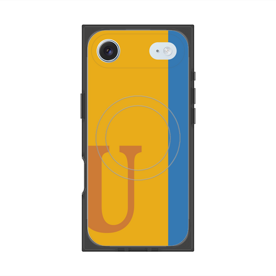 Premium Square Case with MagSafe［ Original - initial color line - U orange ］