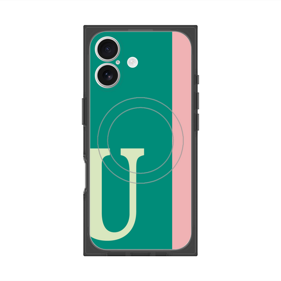 Premium Square Case with MagSafe［ Original - initial color line - U green ］