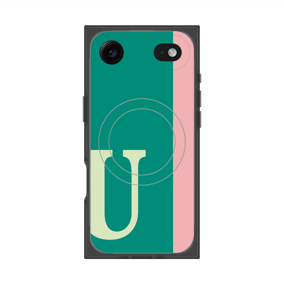 Premium Square Case with MagSafe［ Original - initial color line - U green ］