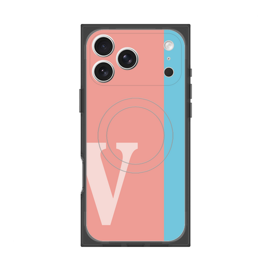 Premium Square Case with MagSafe［ Original - initial color line - V pink ］