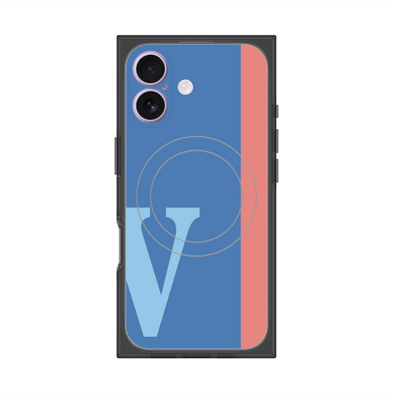 Premium Square Case with MagSafe［ Original - initial color line - V blue ］