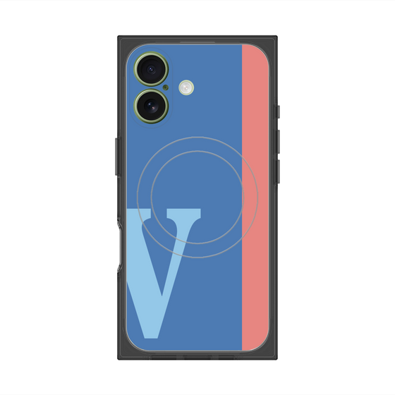 Premium Square Case with MagSafe［ Original - initial color line - V blue ］