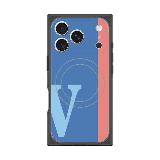 Premium Square Case with MagSafe［ Original - initial color line - V blue ］