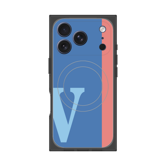 Premium Square Case with MagSafe［ Original - initial color line - V blue ］