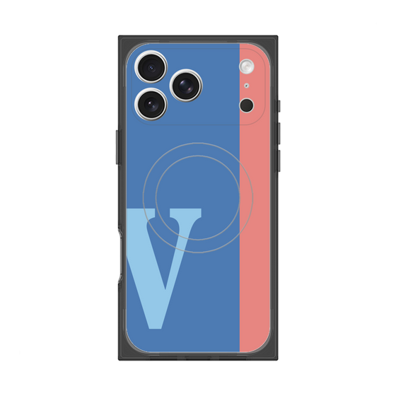Premium Square Case with MagSafe［ Original - initial color line - V blue ］