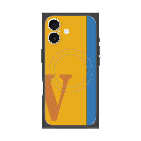 Premium Square Case with MagSafe［ Original - initial color line - V orange ］