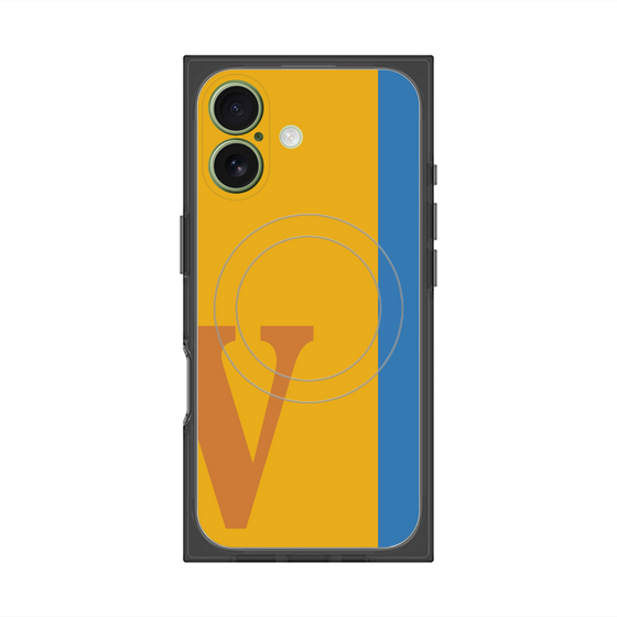 Premium Square Case with MagSafe［ Original - initial color line - V orange ］