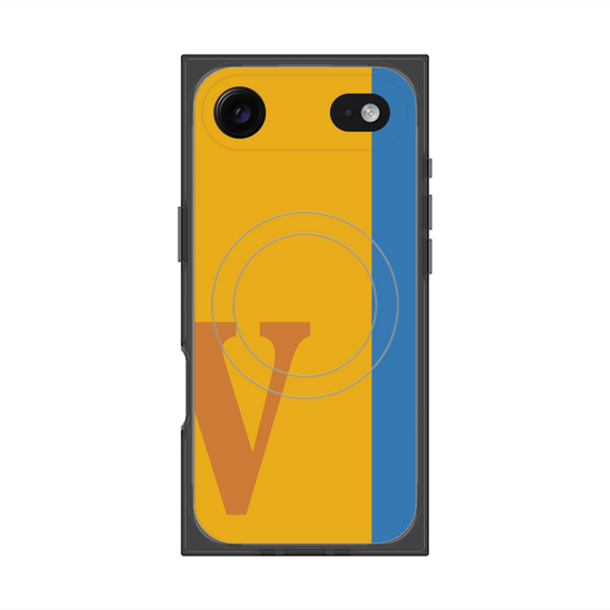 Premium Square Case with MagSafe［ Original - initial color line - V orange ］