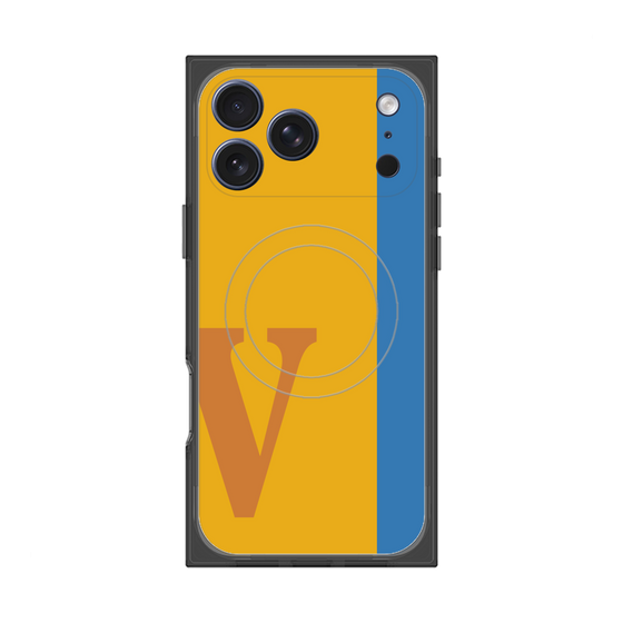 Premium Square Case with MagSafe［ Original - initial color line - V orange ］