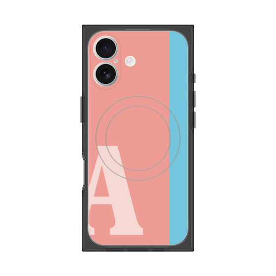 Premium Square Case with MagSafe［ Original - initial color line - A pink ］