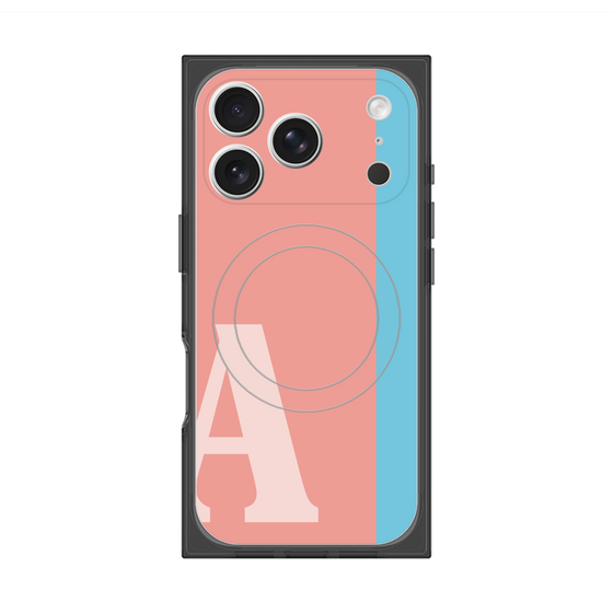 Premium Square Case with MagSafe［ Original - initial color line - A pink ］