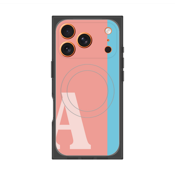 Premium Square Case with MagSafe［ Original - initial color line - A pink ］