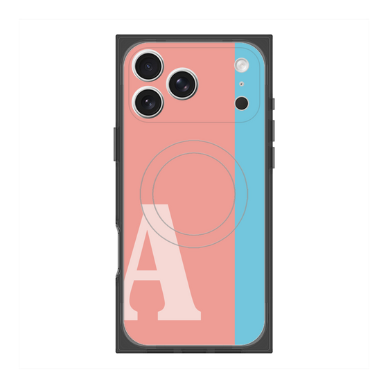 Premium Square Case with MagSafe［ Original - initial color line - A pink ］