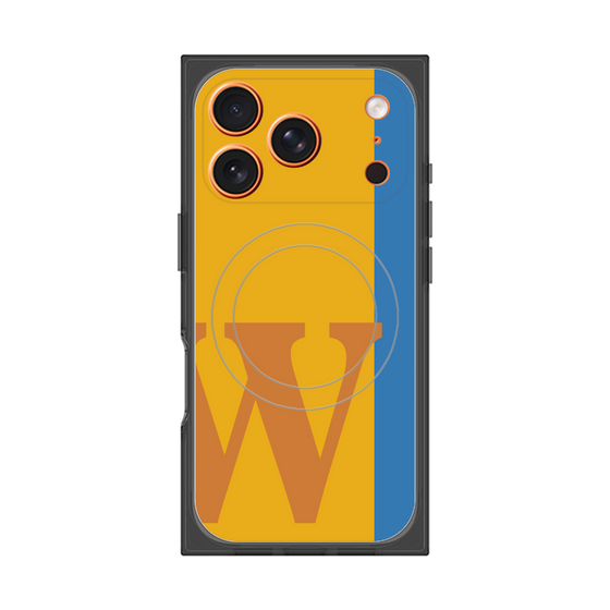 Premium Square Case with MagSafe［ Original - initial color line - W orange ］