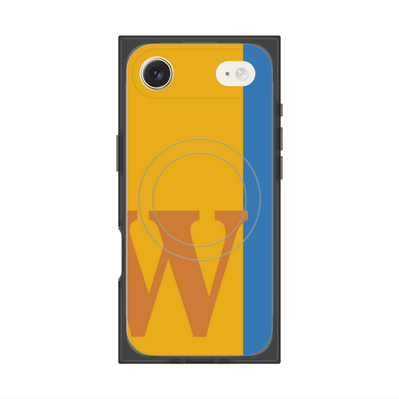 Premium Square Case with MagSafe［ Original - initial color line - W orange ］