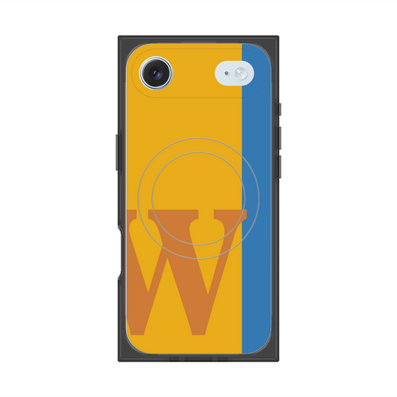 Premium Square Case with MagSafe［ Original - initial color line - W orange ］