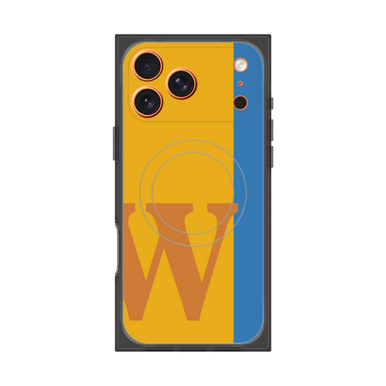 Premium Square Case with MagSafe［ Original - initial color line - W orange ］