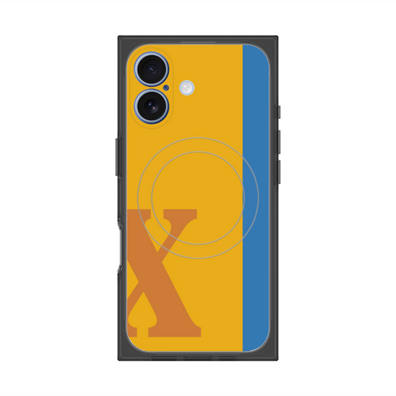 Premium Square Case with MagSafe［ Original - initial color line - X orange ］