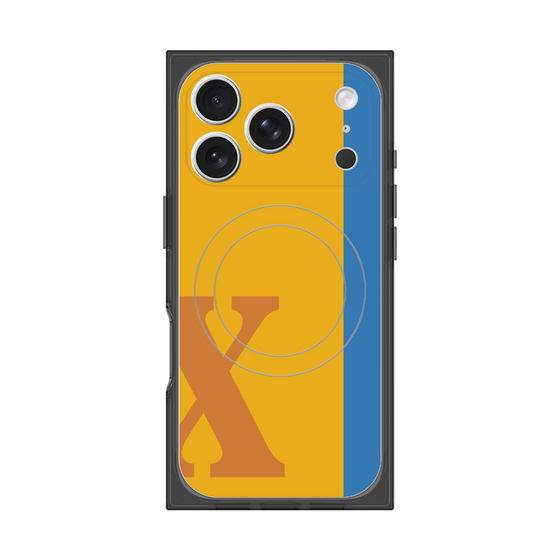 Premium Square Case with MagSafe［ Original - initial color line - X orange ］