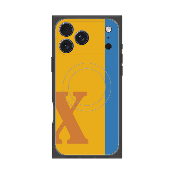 Premium Square Case with MagSafe［ Original - initial color line - X orange ］