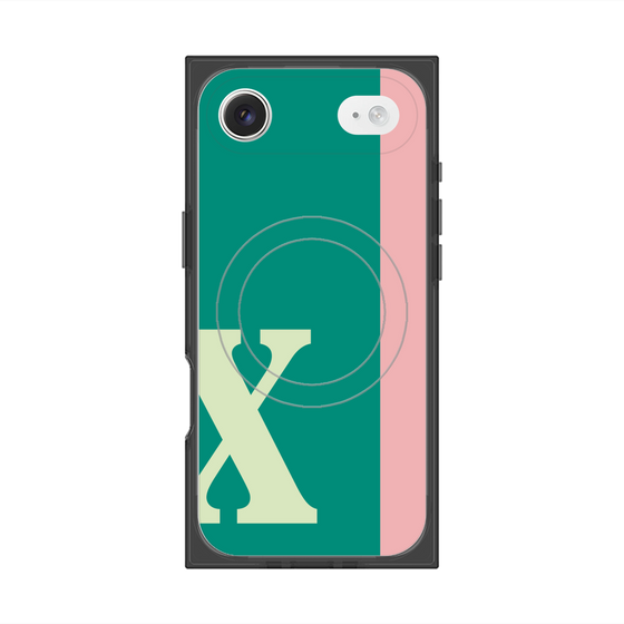 Premium Square Case with MagSafe［ Original - initial color line - X green ］