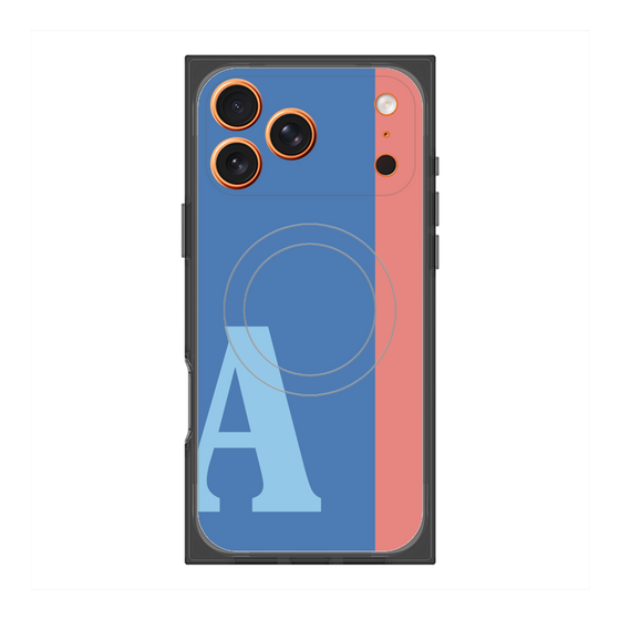 Premium Square Case with MagSafe［ Original - initial color line - A blue ］