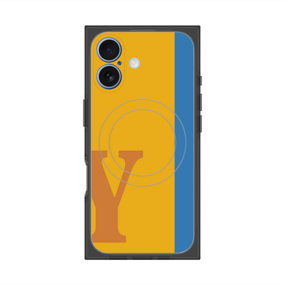 Premium Square Case with MagSafe［ Original - initial color line - Y orange ］