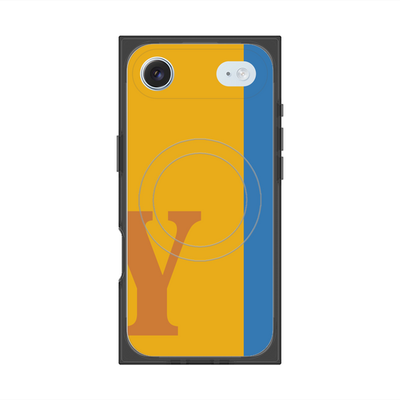 Premium Square Case with MagSafe［ Original - initial color line - Y orange ］