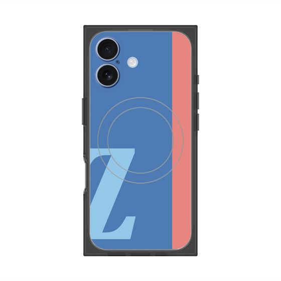 Premium Square Case with MagSafe［ Original - initial color line - Z blue ］