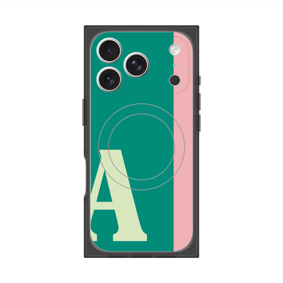 Premium Square Case with MagSafe［ Original - initial color line - A green ］