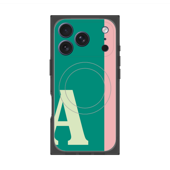 Premium Square Case with MagSafe［ Original - initial color line - A green ］