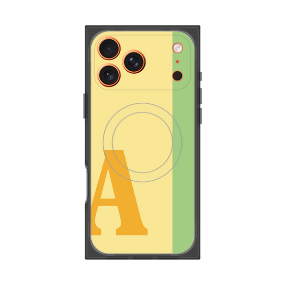 Premium Square Case with MagSafe［ Original - initial color line - A yellow ］
