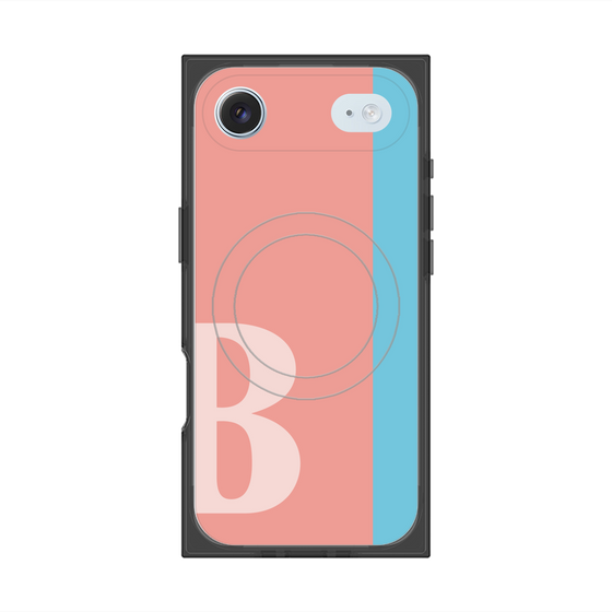 Premium Square Case with MagSafe［ Original - initial color line - B pink ］