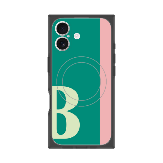 Premium Square Case with MagSafe［ Original - initial color line - B green ］