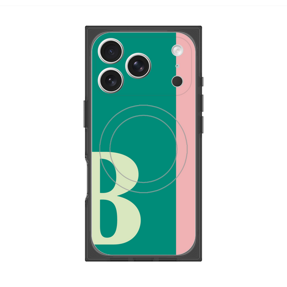 Premium Square Case with MagSafe［ Original - initial color line - B green ］