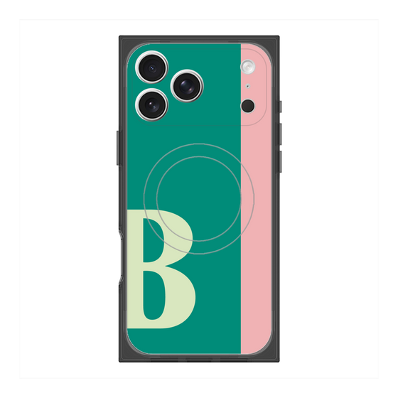 Premium Square Case with MagSafe［ Original - initial color line - B green ］