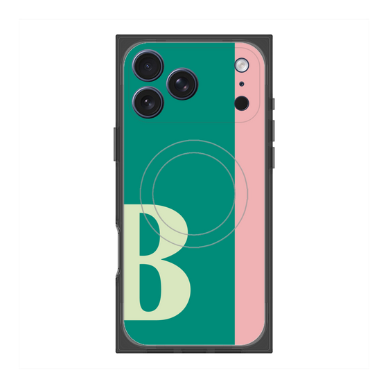Premium Square Case with MagSafe［ Original - initial color line - B green ］