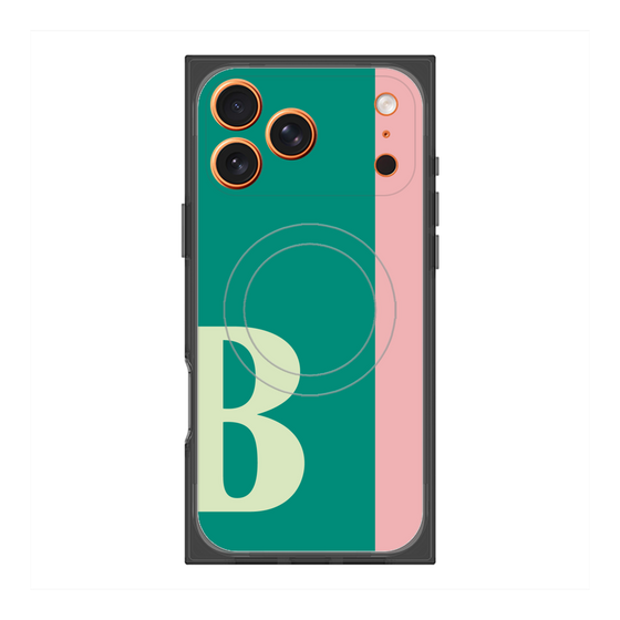 Premium Square Case with MagSafe［ Original - initial color line - B green ］
