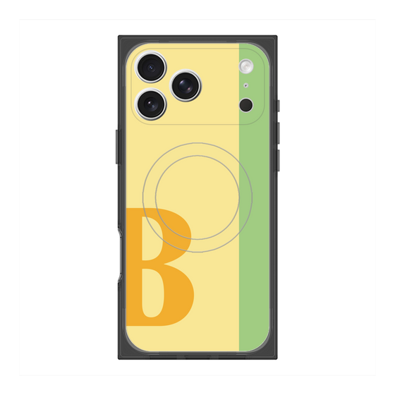 Premium Square Case with MagSafe［ Original - initial color line - B yellow ］