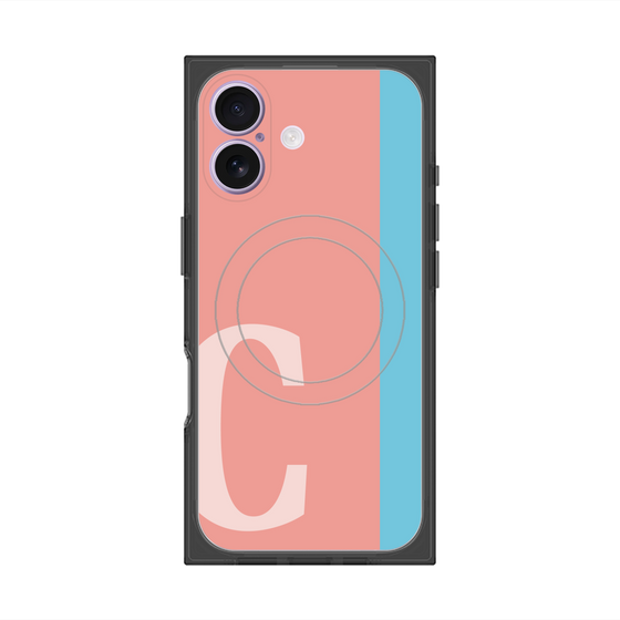 Premium Square Case with MagSafe［ Original - initial color line - C pink ］