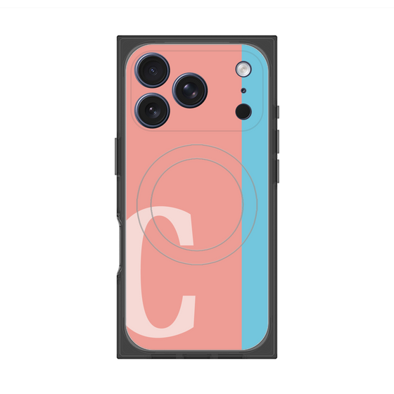 Premium Square Case with MagSafe［ Original - initial color line - C pink ］
