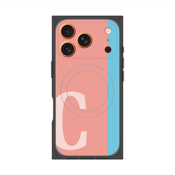Premium Square Case with MagSafe［ Original - initial color line - C pink ］