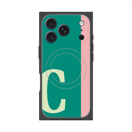 Premium Square Case with MagSafe［ Original - initial color line - C green ］