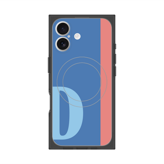 Premium Square Case with MagSafe［ Original - initial color line - D blue ］